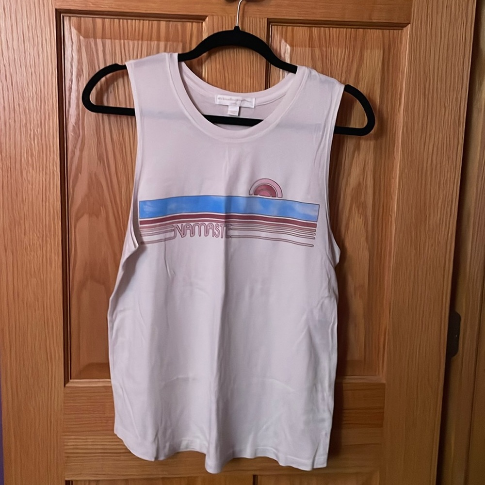 Spiritual Gangster, tank top, adult large, cream